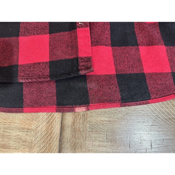 Vintage Field & Stream Red Black Plaid Flannel Mens Long Sleeve Button Shirt XXL - Picture 13 of 16